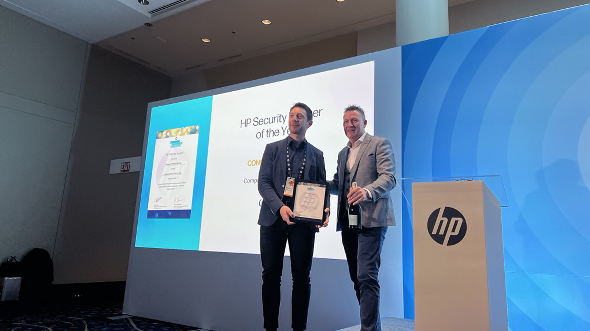 Badge for Computacenter Wins HP Security Partner of the Year for Germany