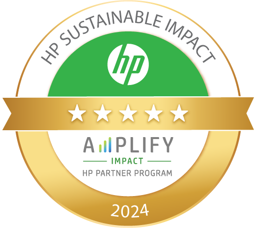 Badge for Computacenter earns prestigious 5-star rating across all eight countries in HP Amplify Impact Program